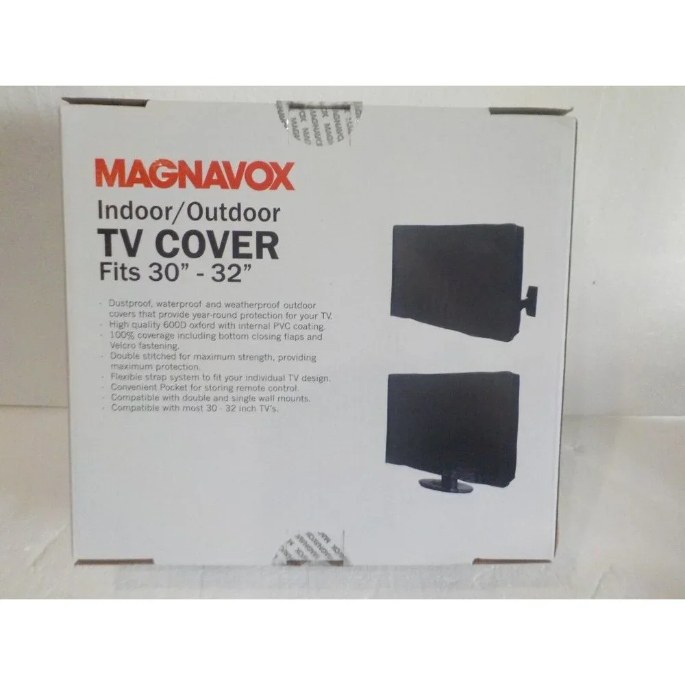 NEW Magnavox Indoor/Outdoor TV Cover Fits Most 30
